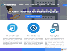 Tablet Screenshot of passwordarmor.com